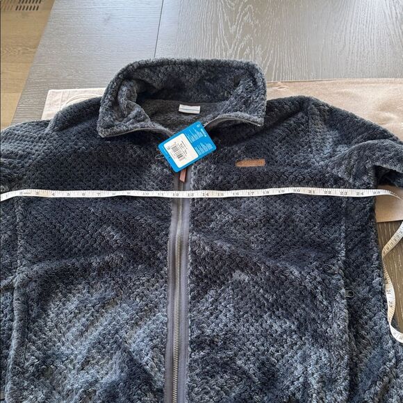 Columbia Gray Warm Sherpa Fleece Jacket Performance Outdoors Women’s Sz XXL NWT - Picture 4 of 16